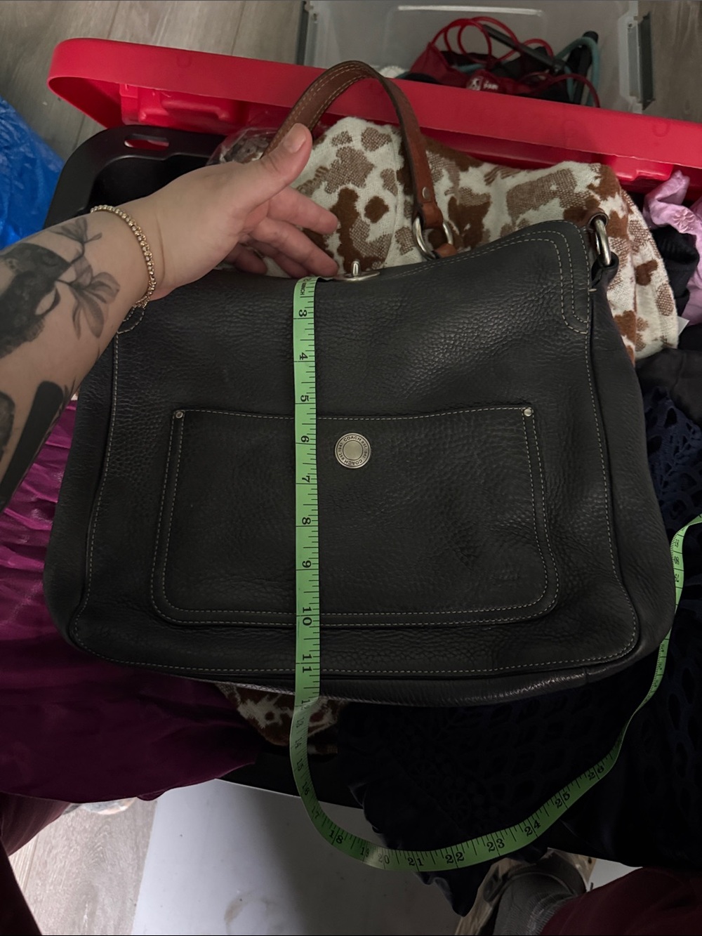 Coach Chelsea 2010 Black Y2K Leather Shoulder Bag - Picture 15 of 15